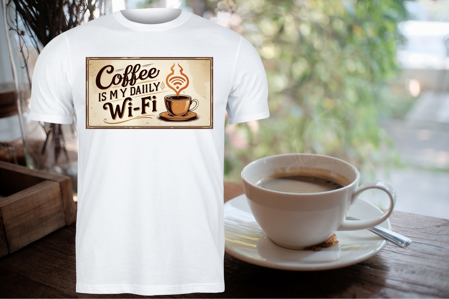 "Coffee is my daily Wi-fi"