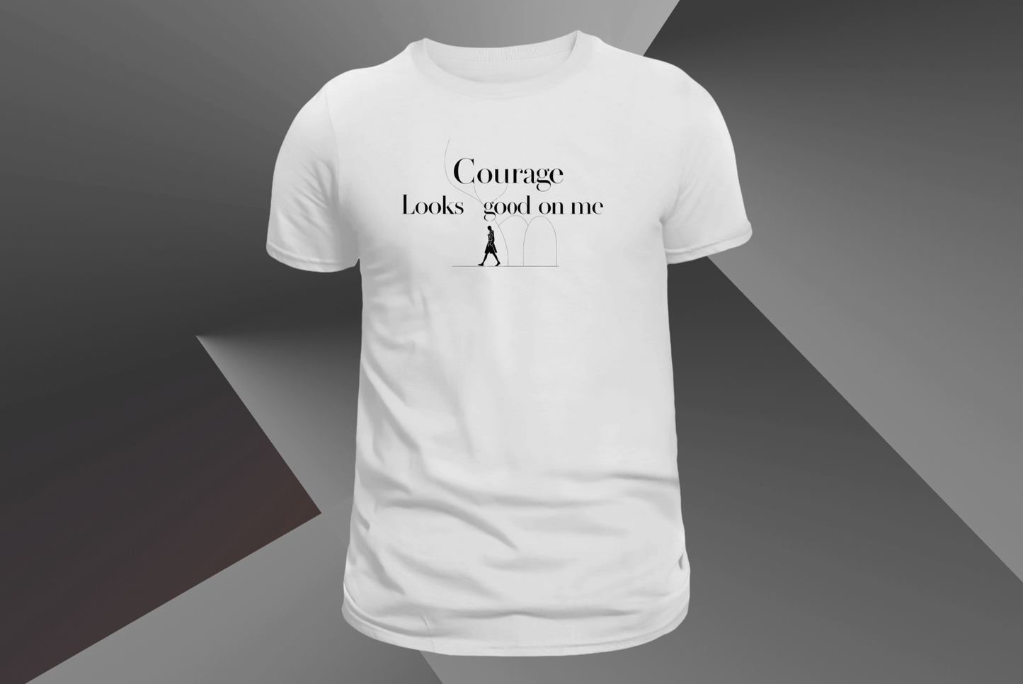 "Corage looks good on me"